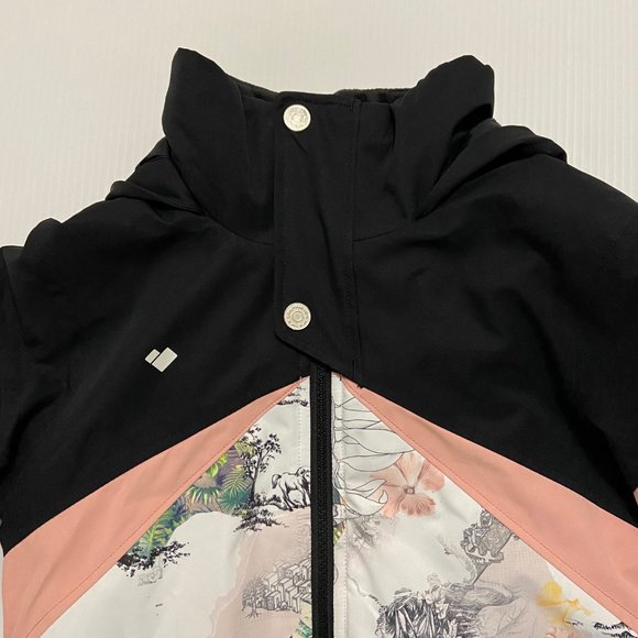 Obermeyer Girls Ski Jacket - Black, Pink size 10 - 12 - Picture 6 of 12